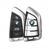 Husa pentru cheie BMW 5, 6, 7, F, G, X Series, 320i, 420i, 520i, 650i, iX3 - Techsuit Car Key Case (1004.12) - Black