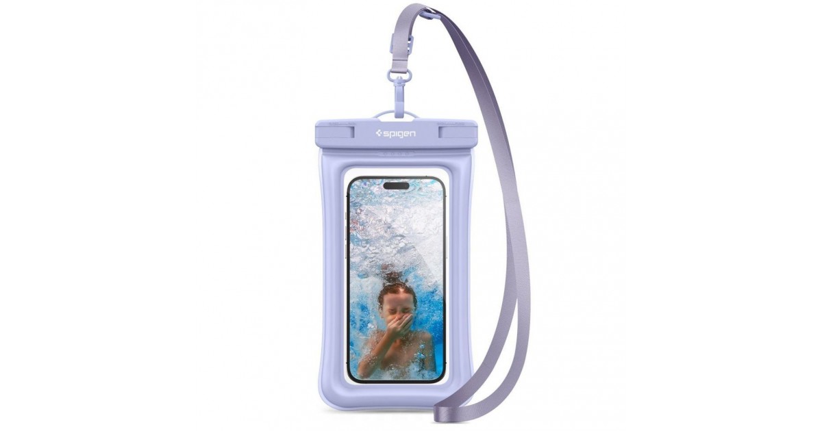 Husa universala pentru telefon - Spigen Waterproof Case A610 - Aqua Blue