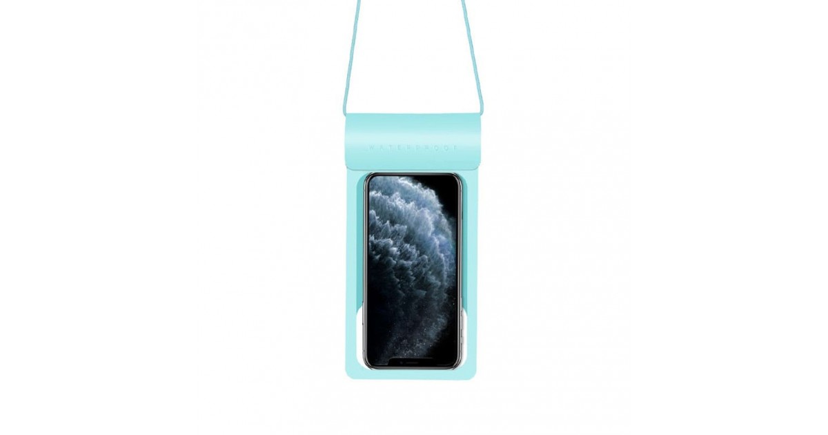 Husa Impermeabila pentru Telefon - Techsuit Waterproof Case (TWC1) - Cyan