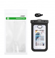 Husa Waterproof pentru Telefon 6 inch - Ugreen (50919) - Black