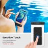 Husa universala pentru telefon (set 2 bucati) - Spigen Waterproof Case A601 - Clear