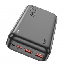 Baterie Externa 22.5W, 20000mAh, 2 x USB, Type-C - Hoco Astute (J101A) - Black