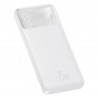 Baterie externa 10000mAh, 15W - Baseus Bipow Digital Display (PPBD050002) - White