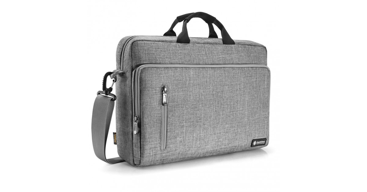 Servieta Laptop 16" - Tomtoc Defender Laptop Briefcase (A43E1G3) - Gray