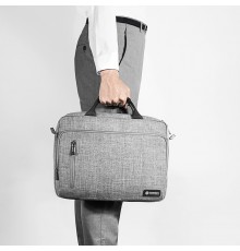 Servieta Laptop 16" - Tomtoc Defender Laptop Briefcase (A43E1G3) - Gray