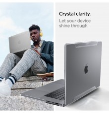 Carcasa pentru Macbook Pro 14" (2021 / 2022 / 2023) - Spigen Thin Fit - Crystal Clear