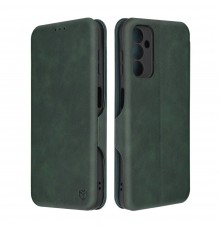 Husa pentru Samsung Galaxy A14 4G / A14 5G - Techsuit eFold Series - Dark Green