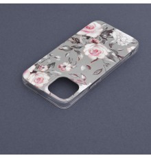 Husa pentru iPhone 14 - Techsuit Marble Series - Bloom of Ruth Gray