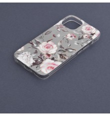 Husa pentru iPhone 14 - Techsuit Marble Series - Bloom of Ruth Gray