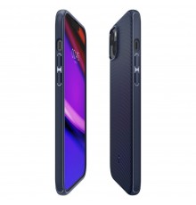 Husa pentru iPhone 14 - Spigen Mag Armor - Navy Blue