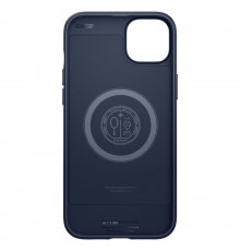 Husa pentru iPhone 14 - Spigen Mag Armor - Navy Blue