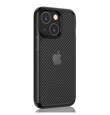 Husa pentru iPhone 14 - Techsuit Carbon Fuse - Black