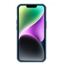 Husa pentru iPhone 14 - Nillkin Super Frosted Shield Pro - Blue