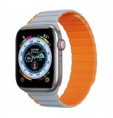 Curea pentru Apple Watch 1/2/3/4/5/6/7/8/SE/SE 2 (38/40/41mm) - Techsuit Watchband (W037) - Star White