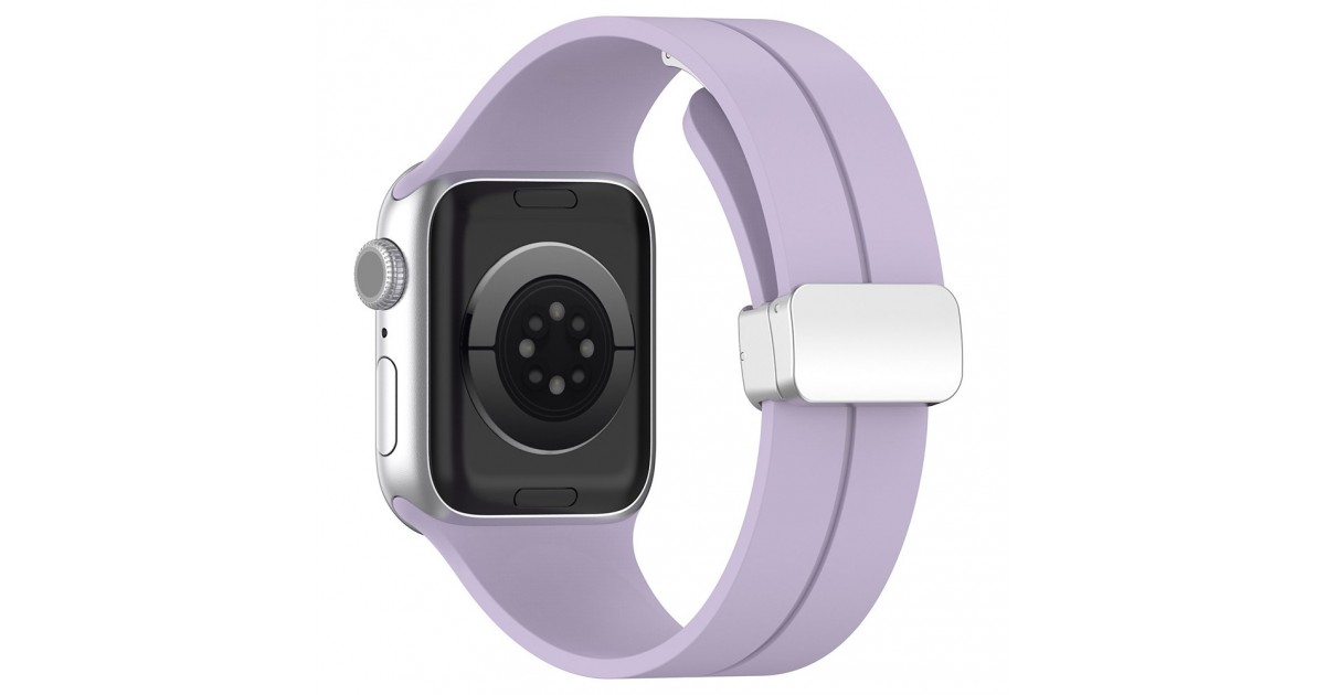 Curea pentru Apple Watch 1/2/3/4/5/6/7/8/SE/SE 2/Ultra (42/44/45/49mm) - Techsuit Watchband (W011) - Purple