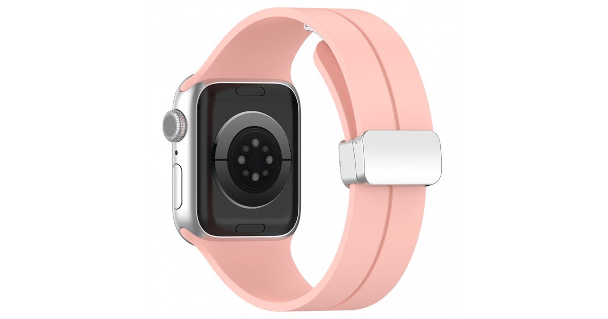 Curea pentru Apple Watch 1/2/3/4/5/6/7/8/SE/SE 2/Ultra (42/44/45/49mm) - Techsuit Watchband (W011) - Pink