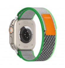 Curea pentru Apple Watch 1/2/3/4/5/6/7/8/SE/SE 2 (38/40/41mm) - Techsuit Watchband (W039) - Green / Green
