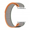 Curea pentru Apple Watch 1/2/3/4/5/6/7/8/SE/SE 2 (38/40/41mm) - Techsuit Watchband (W039) - Green / Orange