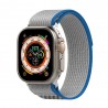 Curea pentru Apple Watch 1/2/3/4/5/6/7/8/SE/SE 2 (38/40/41mm) - Techsuit Watchband (W039) - Blue / Gray