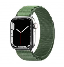 Curea pentruApple Watch 1/2/3/4/5/6/7/8/SE/SE 2 (38/40/41mm) - Techsuit Watchband (W037) - Army Green