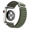 Curea pentruApple Watch 1/2/3/4/5/6/7/8/SE/SE 2 (38/40/41mm) - Techsuit Watchband (W037) - Army Green