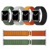 Curea pentru Apple Watch 1/2/3/4/5/6/7/8/SE/SE 2/Ultra (42/44/45/49mm) - Techsuit Watchband (W037) - Army Green