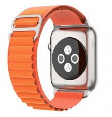 Curea pentru Apple Watch 1/2/3/4/5/6/7/8/SE/SE 2 (38/40/41mm) - Techsuit Watchband (W037) - Orange