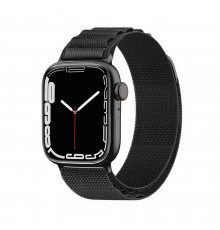 Curea barbati pentru Apple Watch 1/2/3/4/5/6/7/8/SE/SE 2 (38/40/41mm) - Techsuit Watchband (W033) - Black