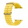 Curea pentru Apple Watch 1/2/3/4/5/6/7/8/SE/SE 2/Ultra (42/44/45/49mm) - Techsuit Watchband (W038) - Yellow