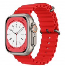 Curea pentru Apple Watch 1/2/3/4/5/6/7/8/SE/SE 2/Ultra (42/44/45/49mm) - Techsuit Watchband (W011) - Pink