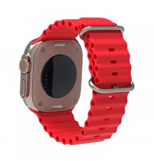 Curea pentru Apple Watch 1/2/3/4/5/6/7/8/SE/SE 2 (38/40/41mm) - Techsuit Watchband (W038) - Red