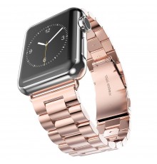 Curea pentru Apple Watch 1/2/3/4/5/6/7/8/SE/SE 2 (38/40/41mm) - Techsuit Watchband (W034) - Pink