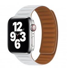 Curea pentru Apple Watch 1/2/3/4/5/6/7/8/SE/SE 2 (38/40/41mm) - Techsuit Watchband (W039) - Green / Orange