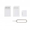 Adaptor pentru SIM, Nano, Micro - Techsuit Unlimited Innovation - White