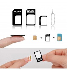 Adaptor pentru SIM, Nano, Micro - Techsuit Unlimited Innovation - White