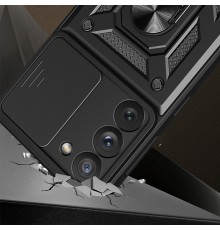 Husa pentru Samsung Galaxy S23 - Techsuit CamShield Series - Negru