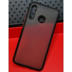 Husa Mata cu bumper din silicon pentru Huawei P30 Lite, Neagra