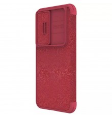 Husa pentru Samsung Galaxy S23 - Nillkin QIN Leather Pro Case - Rosu