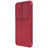 Husa pentru Samsung Galaxy S23 - Nillkin QIN Leather Pro Case - Rosu