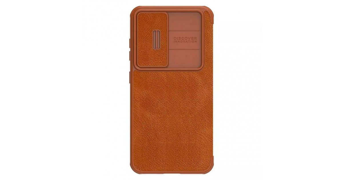 Husa pentru Samsung Galaxy S23 - Nillkin QIN Leather Pro Case - Maro