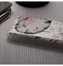 Husa pentru Samsung Galaxy S23 - Techsuit Marble Series - Chloe Alb