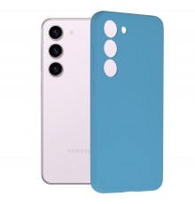 Husa pentru Samsung Galaxy S23 - Techsuit Soft Edge Silicone - Denim Albastru