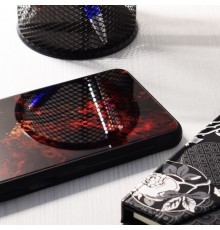 Husa pentru Samsung Galaxy S23 - Techsuit Glaze Series - Rosu Nebula