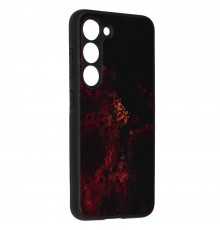 Husa pentru Samsung Galaxy S23 - Techsuit Glaze Series - Rosu Nebula