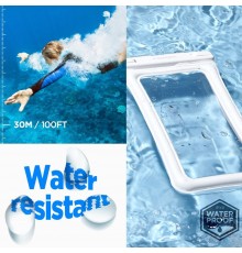 Husa universala pentru telefon - Spigen Waterproof Case A601 - Alba