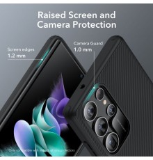 Husa pentru Samsung Galaxy S23 Ultra - ESR Air Shield Boost Kickstand - Translucent Neagra