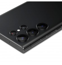 Folie Camera pentru Samsung Galaxy S23 Ultra (set 2) - Spigen Optik.tR EZ FIT - Negru
