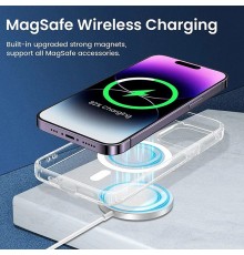 Husa pentru iPhone 15 Pro Max - Techsuit MagSafe Pro - Albastra