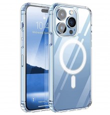 Husa pentru iPhone 15 - Techsuit Carbonite FiberShell - Rosie