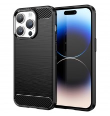 Husa iPhone 15 Pro - Spigen Optik Mag Armor - Neagra